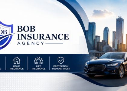 Family car and home representing affordable auto insurance from Bob Insurance Agency